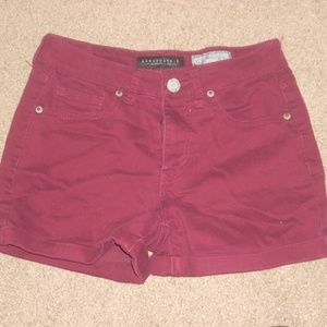 Burgundy Shorts